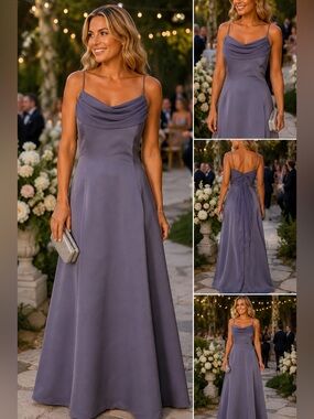 Michael Angelo XXL 20 Lavender Formal Gown Bridesmaid Prom Dress Wedding Guest